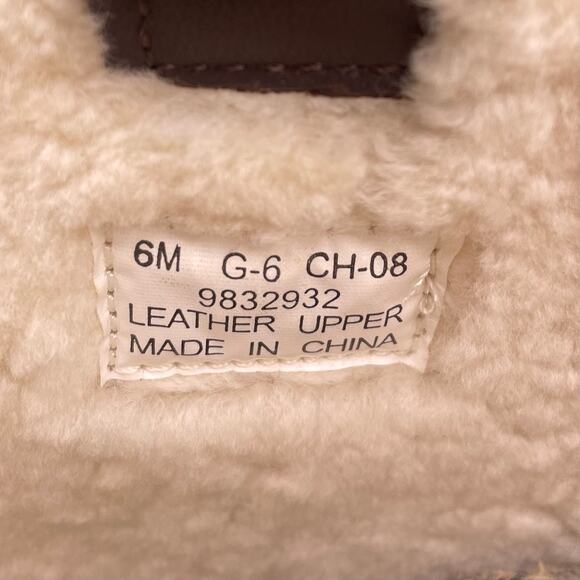 Sperry Keelan Rust Brown Suede Faux Fur Lined Winter Boots Womens 6 - Picture 7 of 8